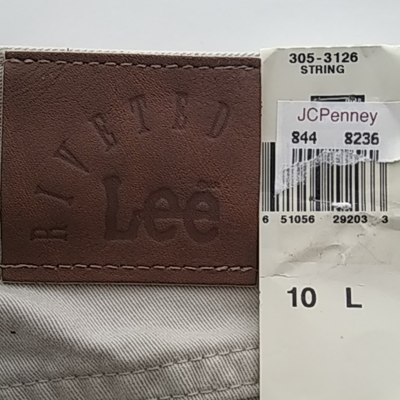 Lee Riveted Jeans New Sz 10 L - Picture 5 of 5